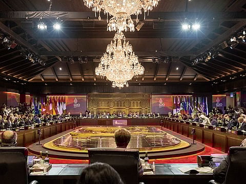 G20 talks underway in Nusa Dua in Indonesia on November 15, 2022.