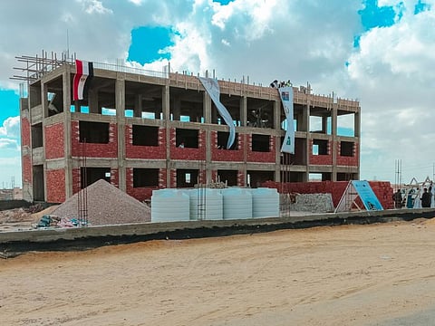 The under-construction school is scheduled for completion in September 2023
