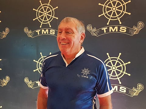 Former England goalkeeper Peter Shilton was visiting the Atlantis, The Palm, Dubai this week.