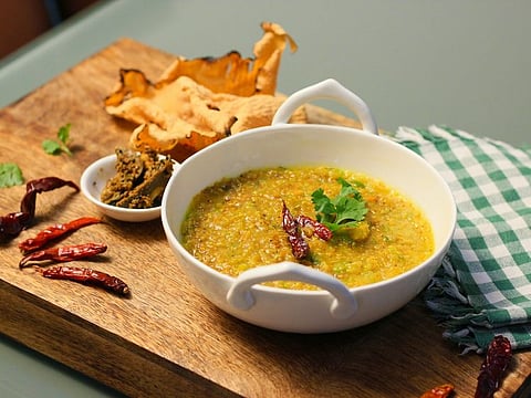 Made up of some lentils, spices and rice; khichdi is a simple dish to have and make.