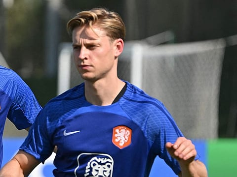 Netherland's midfielder Frenkie de Jong will be the driving force for the Netherlands during the Qatar World Cup.