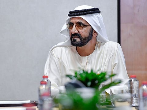 Archive image of His Highness Sheikh Mohammed bin Rashid Al Maktoum, Vice President and Prime Minister of the UAE and Ruler of Dubai