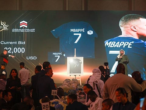 Dubai hosts a charity auction in collaboration with a number of global football stars to support orphaned children around the world