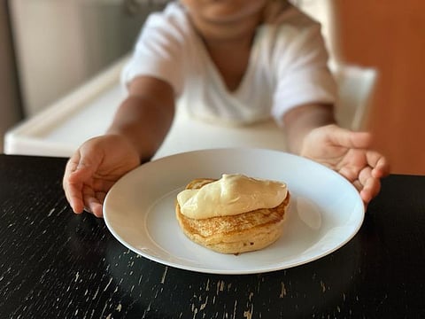 Noor is gluten intolerant but her father has learned how to prepare alternatives