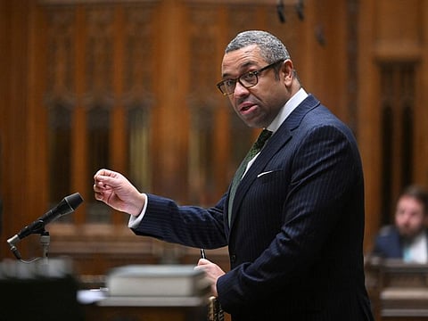 British Foreign Secretary James Cleverly: "The regime has resorted to selling Russia the armed drones that are killing civilians in Ukraine.”