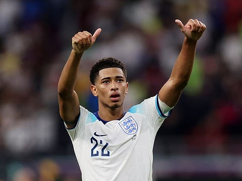 England's Jude Bellingham was the star man against Iran during the Group B match at Khalifa International Stadium, Doha, Qatar. England won 6-2.