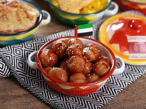 No celebration is complete without desserts. This UAE National Day we bring you recipes to satisfy your sweet tooth. Pictured: Emirati Luqaimat