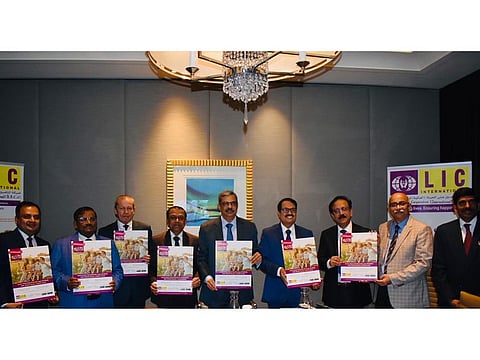 LIC International launches a new ULIP Plan for the UAE market in the presence of M R Kumar, Chairman, LIC of India, at a function held at Hotel Dusit Thani Abu Dhabi