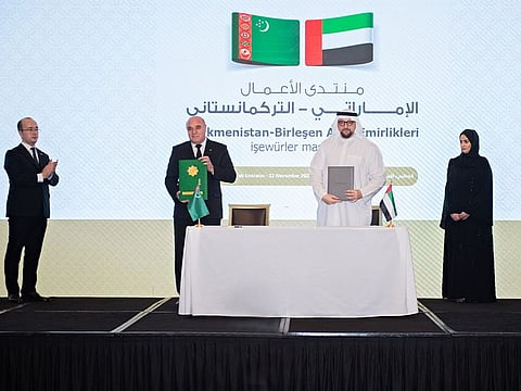 The agreement was signed by Masdar CEO Mohammed Jameel Al Ramahi and Deputy Chairman of the Cabinet of Ministers of Turkmenistan Charymurat Purchekov in Abu Dhabi.