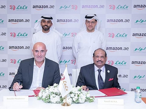 Ronaldo Mouchawar, Vice President for Amazon Middle East and North Africa, and Yusuff Ali, Chairman and Managing Director of Lulu Group signed the deal.