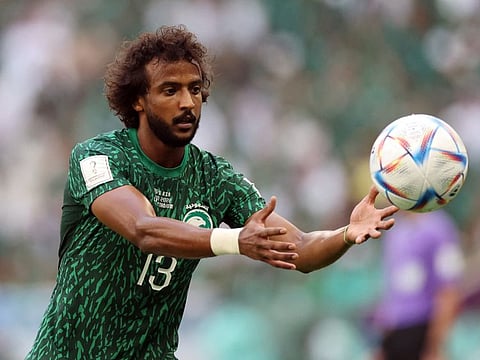 Saudi Arabia's Yasser Al-Shahrani suffered an injury against Argentina and will miss the rest of the World Cup.