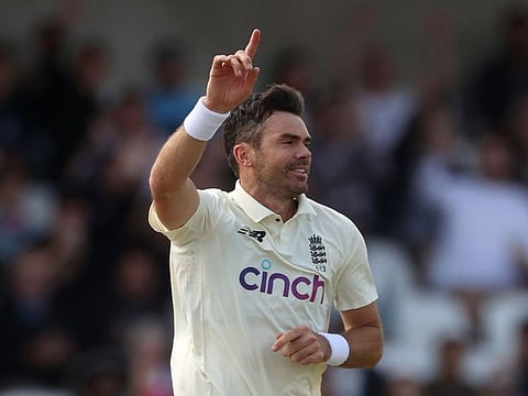 Number one! England seamer James Anderson.