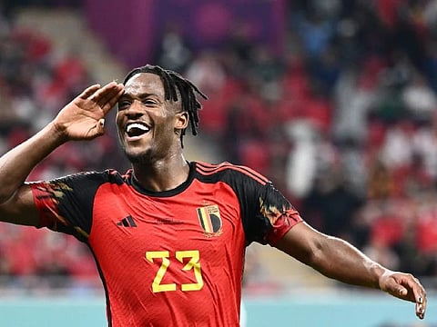 Belgium's Michy Batshuayi opened the scoring against the run of play in the 44th minute.
