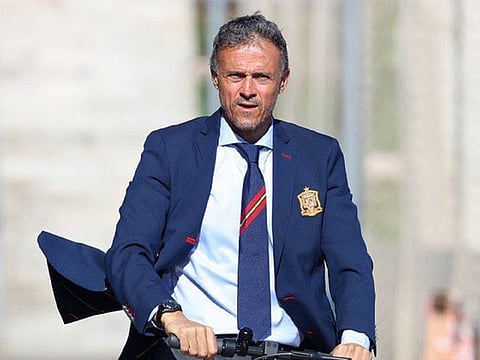 Spain head coach Luis Enrique