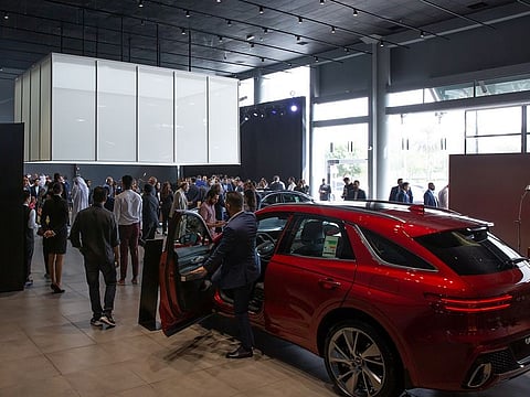 The new Genesis showroom is owned and operated by the distributor Juma Al Majid Est.