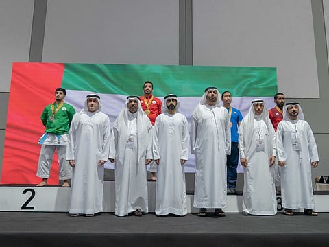 Winners of the West Asian Karate Championship were honoured on Saturday.