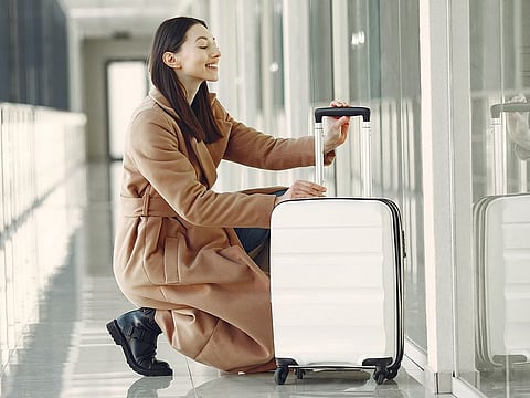 Take a stylish and practical carry-on when you travel, for convenient and quick transfers on and off the flight.