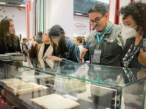 On display at the Sharjah pavilion at the Mexico book fair are nine titles from the precious collection of prominent Islamic arts researcher and German professor Richard Ettinghausen.