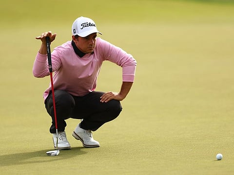 David Micheluzzi leads round one in the ISPS HANDA Australian Open