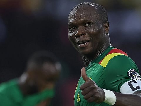 Cameroon's captain Vincent Aboubakar netted against the run of play, prompting pandemonium on the touchline.