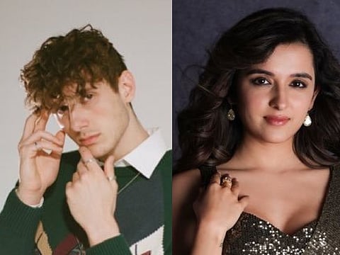 Songwriter and viral music producer JVKE and Indian actress-singer Shirley Setia