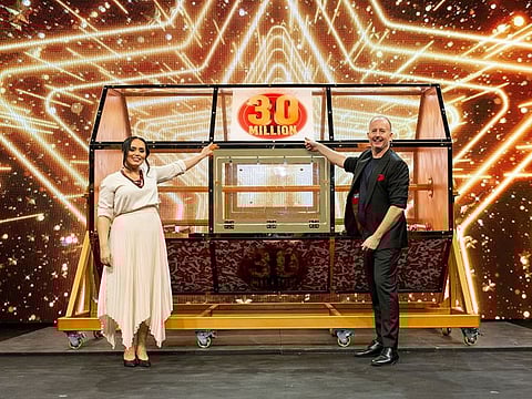 The Dh30 million Big Ticket draw in Abu Dhabi on Sunday night.