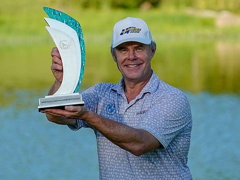 Joakim Haeggman's maiden win on the Legends Tour
