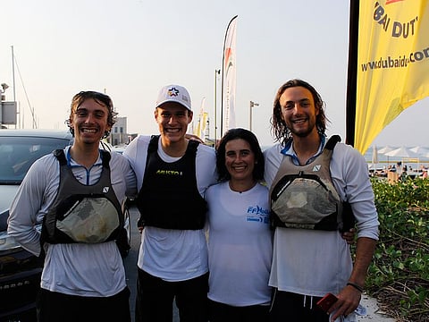 The French Sailing Federation’s youth team, FF Voile Youth, sailed ahead to win the second annual Dubai Duty Free Sailing League Regatta at Dubai Offshore Sailing Club (DOSC).