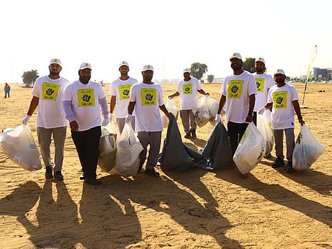 More than 800 people from all walks of life cleaned up an area spread over three square kilometres in Ajman emirate on Monday