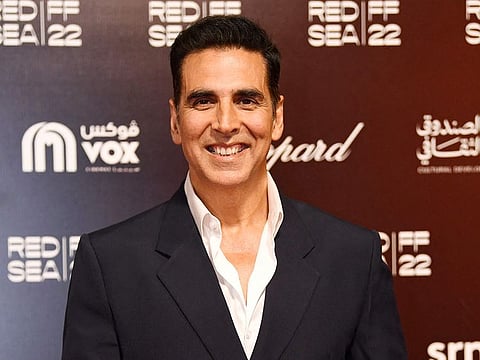 Akshay Kumar on the Red Carpet on the third day of the Red Sea International Film Festival, in Jeddah, Saudi Arabia, on December 3, 2022.