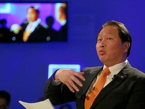 Chey Tae-won, Chairman and Chief Executive Officer, SK Holdings at the World Economic Forum in 2013