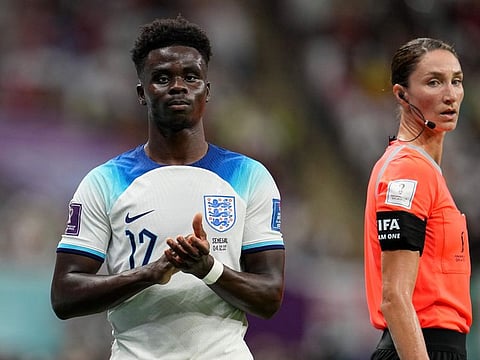 England's Bukayo Saka.