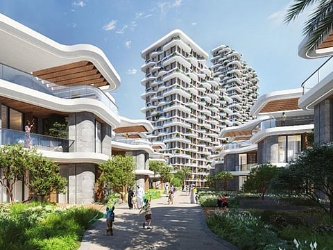 The project, which overlooks the Dubai Autodrome, also has state-of-the-art sound insulation.