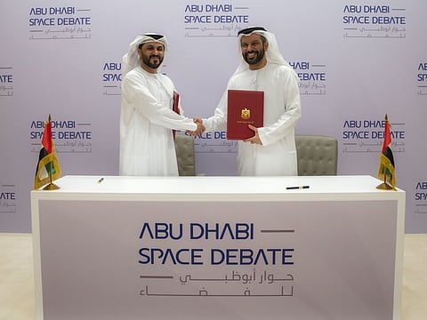 The partnership agreement was signed by Salem Butti Al Qubaisi, director general of the UAE Space Agency and Hasan Al Hosani, CEO of Bayanat.