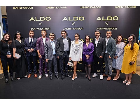 The Bollywood sensation, Janhvi Kapoor at the ALDO store in Dubai Mall