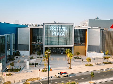 The Festival Plaza Mall is located in Jebel Ali Village and has over 120 shops and nearly 40 dining outlets as of now
