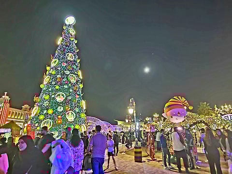 Its official! Holiday season begins at Global Village with the lighting up of the Christmas tree