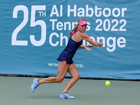 Magdalena Frech, the No 3 seed, of Poland was at her best with a smooth 6-2, 6-3 win over Anastasia Kulikova in the Al Habtoor Tennis Challenge on Thursday.