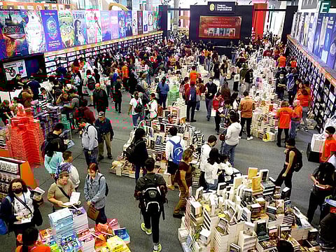 General view during the first day of the Guadalajara International Book Fair in Guadalajara, Mexico