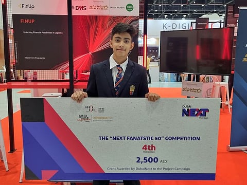 Miraan Rai recently competed in ‘The Next Fantastic 50 Competition’ for youth at the Gitex tech show in Dubai
