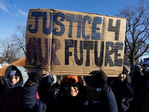 People take part in a march during COP15, the two-week UN Biodiversity summit in Montreal, Quebec, Canada December 10, 2022.