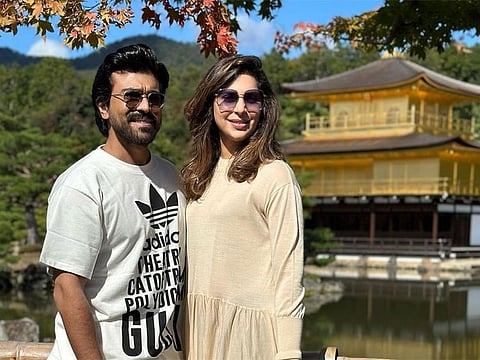 Ram Charan and his wife Upasana Kamineni Konidela