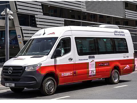 13 minibuses are currently in service for Bus-on-Demand