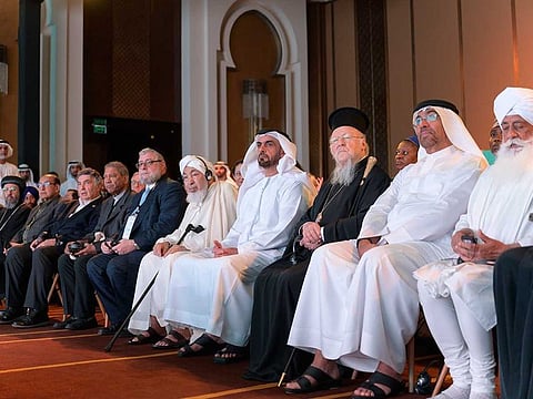 Lt. Gen. Sheikh Saif bin Zayed Al Nahyan, Deputy Prime Minister and Minister of Interior, attended the activities of the second and closing day of the "G20 Interfaith Forum", titled "Involving Interfaith Communities in Formulating the G20 Agenda and Beyond."