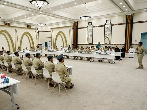 The recent meeting of Police Stations’ Sector at Dubai Police Officers Club