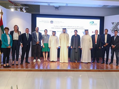 The signing ceremony of Dulsco Group's Climate-Responsible Companies pledge