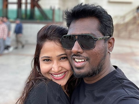 Filmmaker Atlee Kumar and his wife Krishna Priya