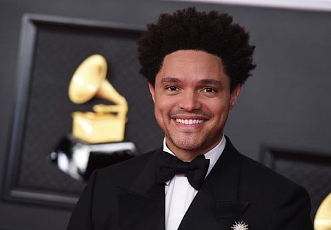 Trevor Noah appears at the 63rd annual Grammy Awards in Los Angeles on March 14, 2021.
