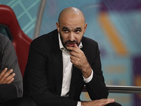Morocco coach Walid Regragui.