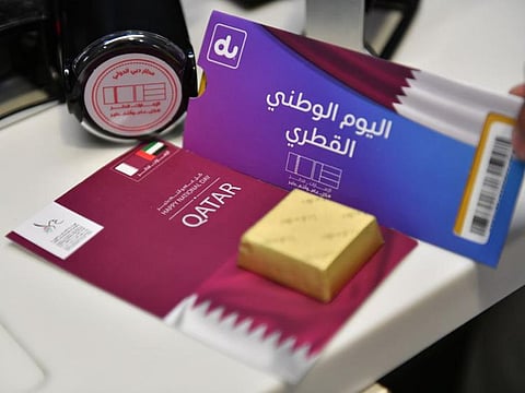 Qatari travellers arriving at DXB got a pleasant surprise to receive the gifts on their National Day (December 18)